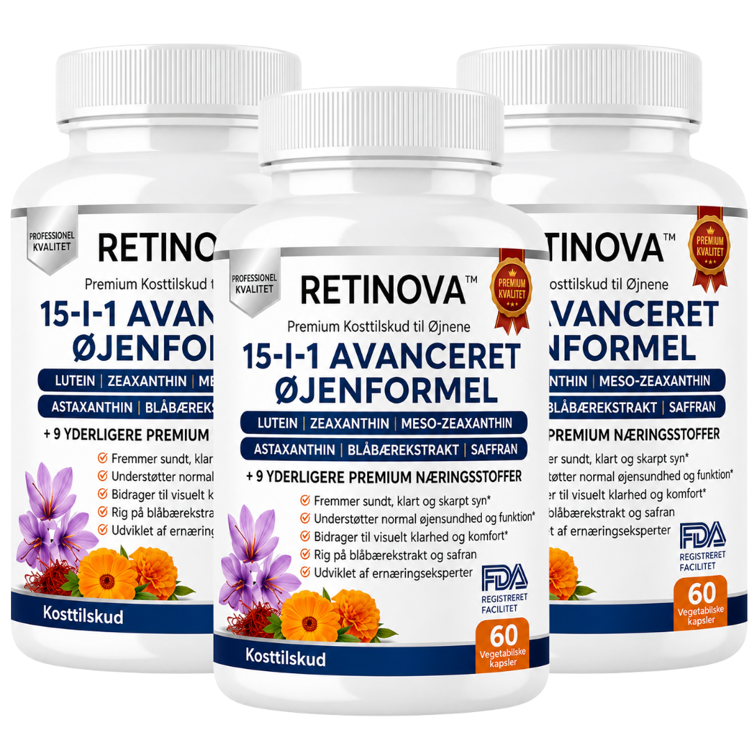Retinova™ | 15-i-1 avanceret øjenformel