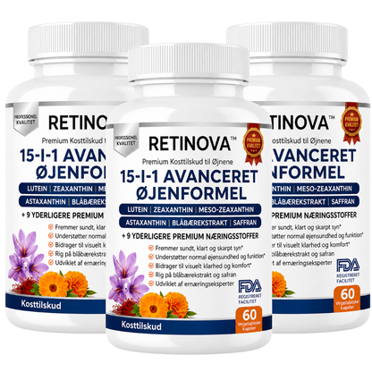 Retinova™ | 15-i-1 avanceret øjenformel