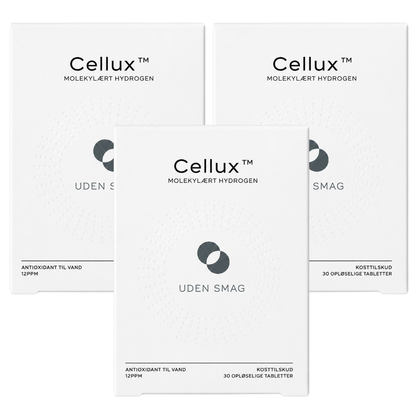 Cellux™ Støt dine celler indefra. Genfind den energi, dine prøver ikke kan måle.