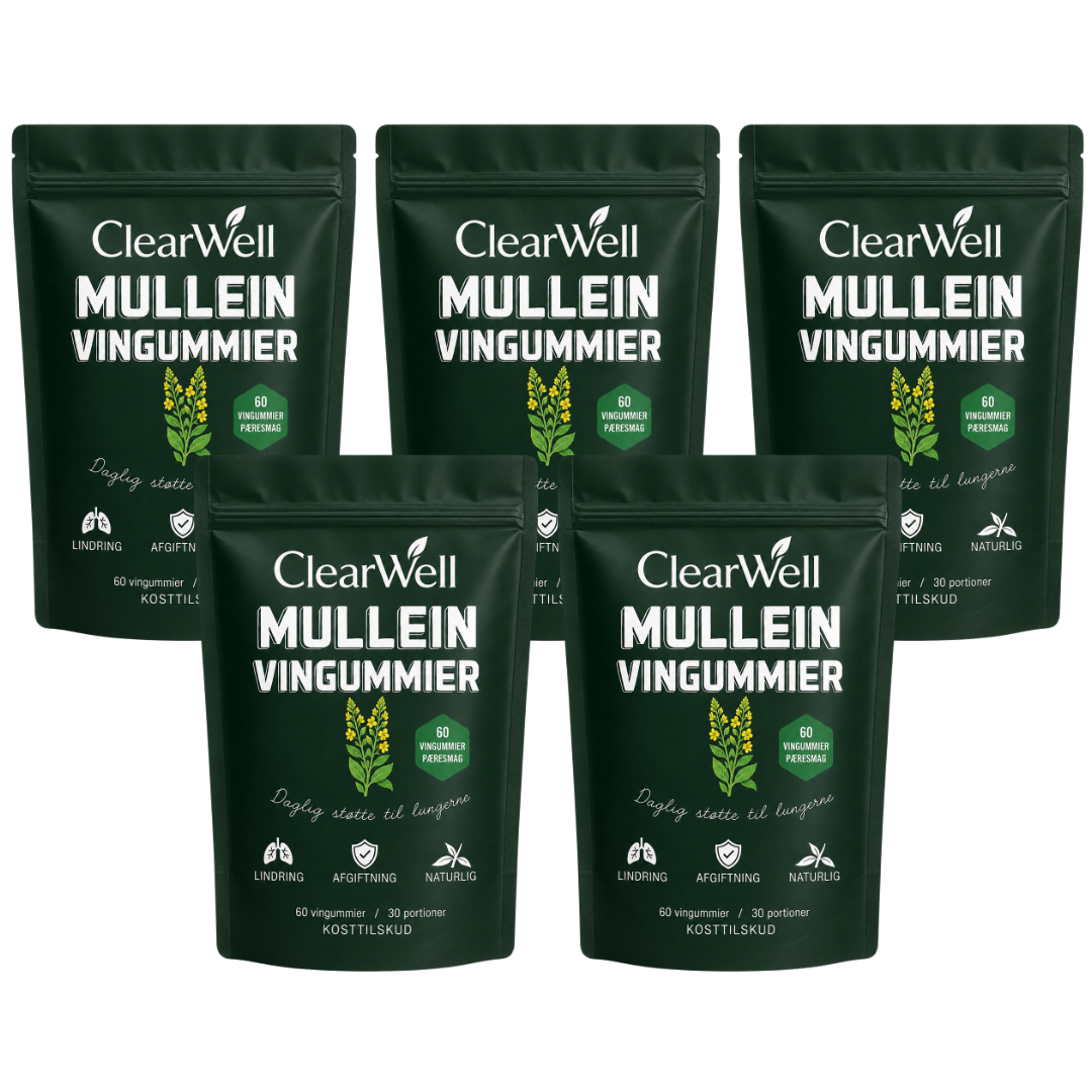 ClearWell™ Løsn fastsiddende slim, og genvind en lettere vejrtrækning på kun 7 dage!