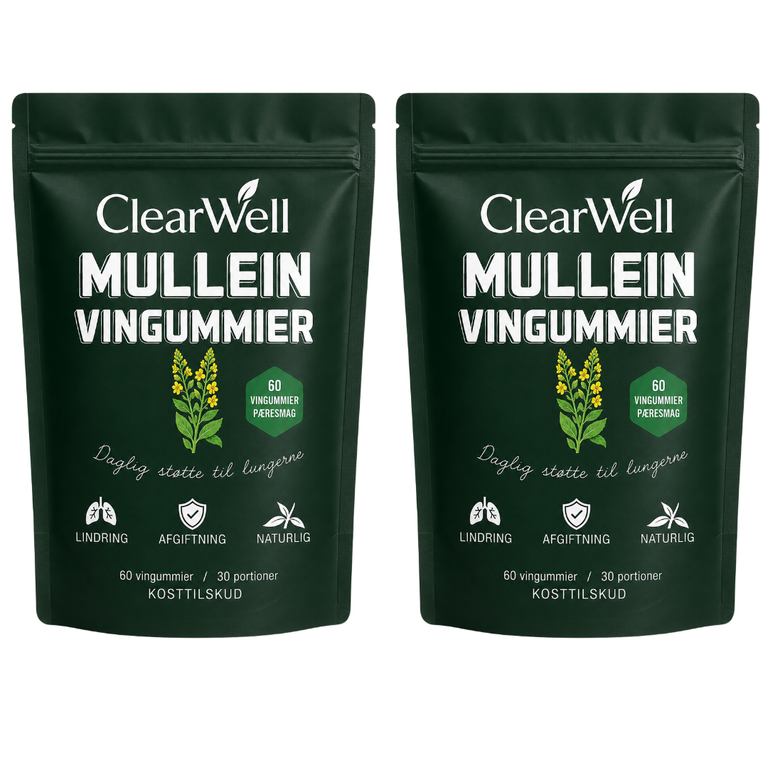ClearWell™ Løsn fastsiddende slim, og genvind en lettere vejrtrækning på kun 7 dage!