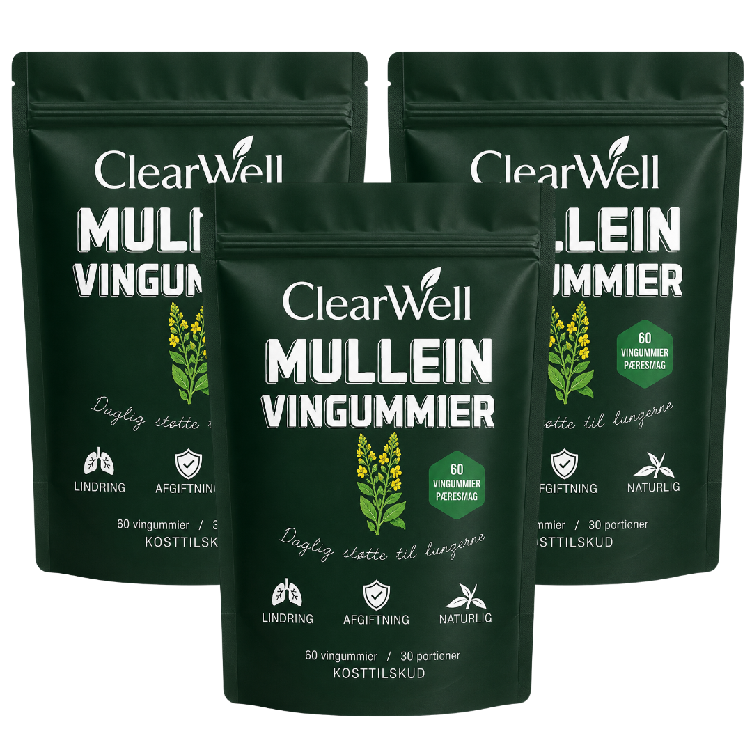 ClearWell™ Løsn fastsiddende slim, og genvind en lettere vejrtrækning på kun 7 dage!