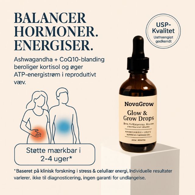 NovaGrow™ | Naturlige fertilitetsdråber til kvinder – Balance, ro & fornyet håb