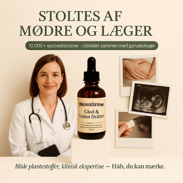 NovaGrow™ | Naturlige fertilitetsdråber til kvinder – Balance, ro & fornyet håb