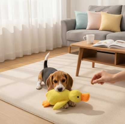 NovaDuckie™ | Det beroligende krammedyr, der giver din hund ro på få minutter