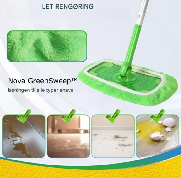 Nova GreenSweep™ - Miljøvenlig rengøring gjort nemt