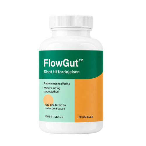 FlowGut™ kapsler | Slip for oppustetheden og tab op til 4,5 kg på bare 7 dage!