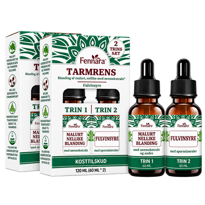 Fennara™ Flydende | 2 trins tarmrensning, naturlig urteformel til en renere og sundere tarm