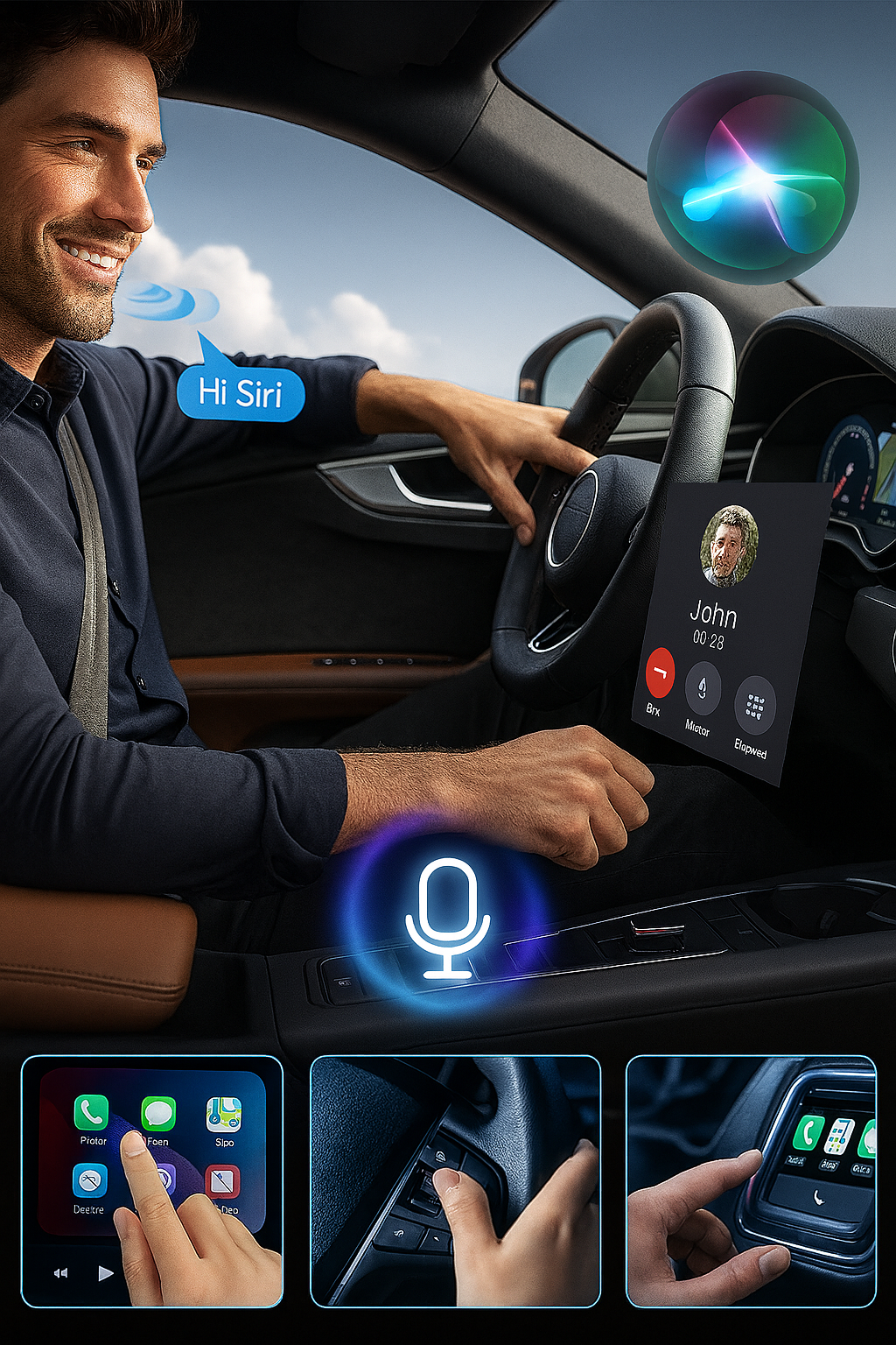 Nova CarPlay™ – Trådløs CarPlay & Android Auto i Én Enhed