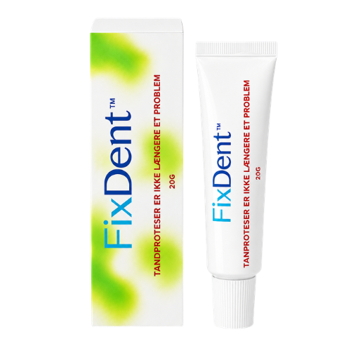 FixDent™ | Få din protese til at sidde med 100 % fast hold