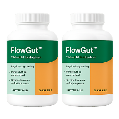 FlowGut™ kapsler | Slip for oppustetheden og tab op til 4,5 kg på bare 7 dage!