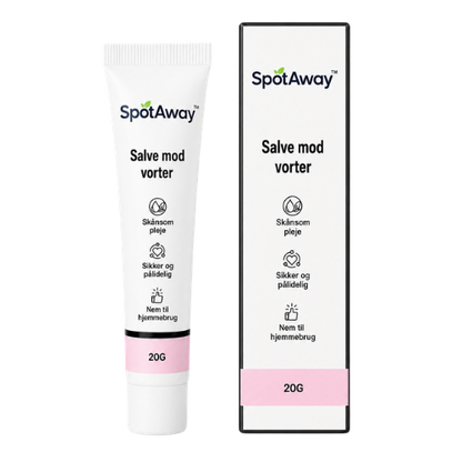 SpotAway™ vortecreme | Glat, vortefri hud på blot 4 dage!