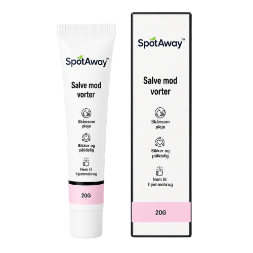 SpotAway™ vortecreme | Glat, vortefri hud på blot 4 dage!