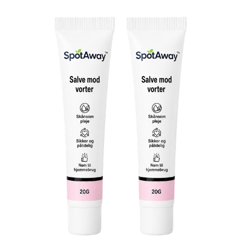 SpotAway™ vortecreme | Glat, vortefri hud på blot 4 dage!