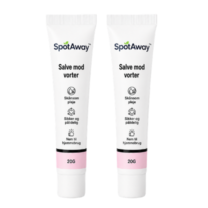 SpotAway™ vortecreme | Glat, vortefri hud på blot 4 dage!
