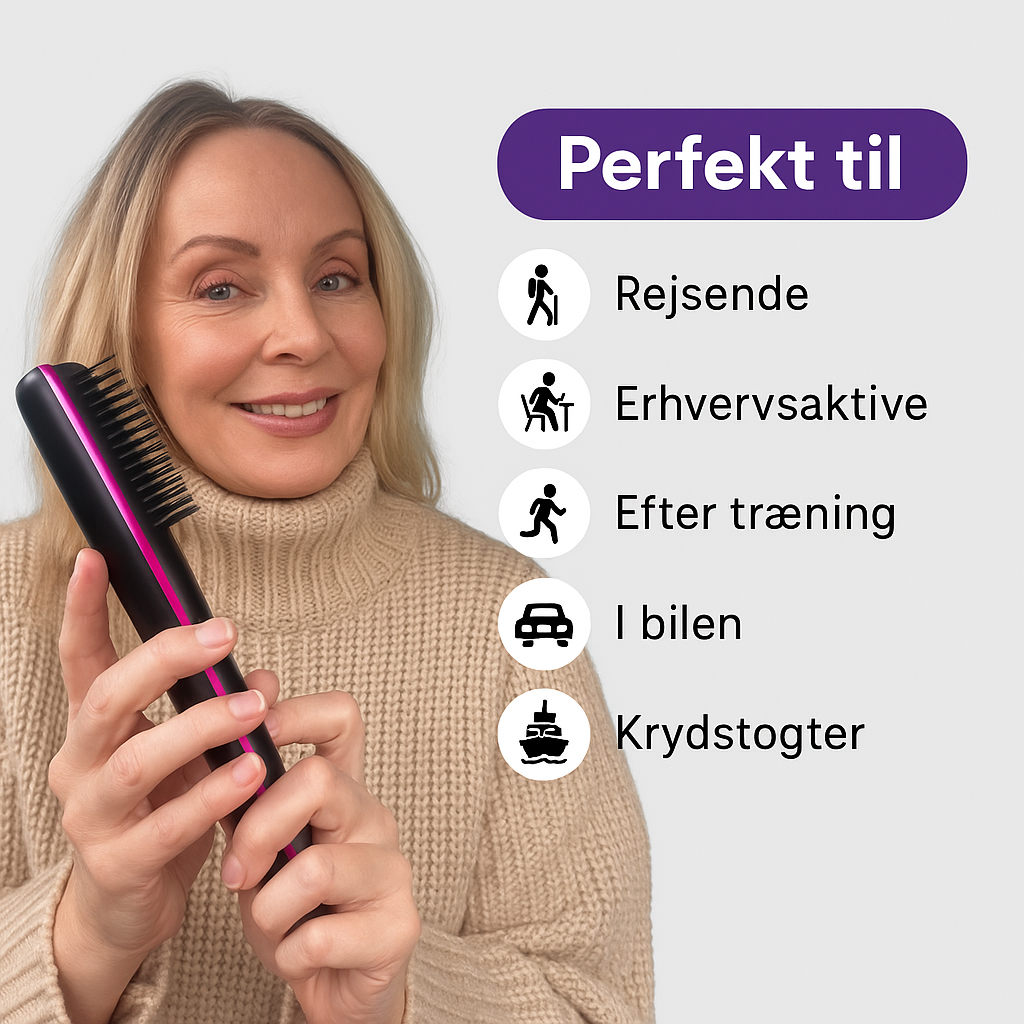 Nova Brush™ – Perfekt Hår På 5 Minutter