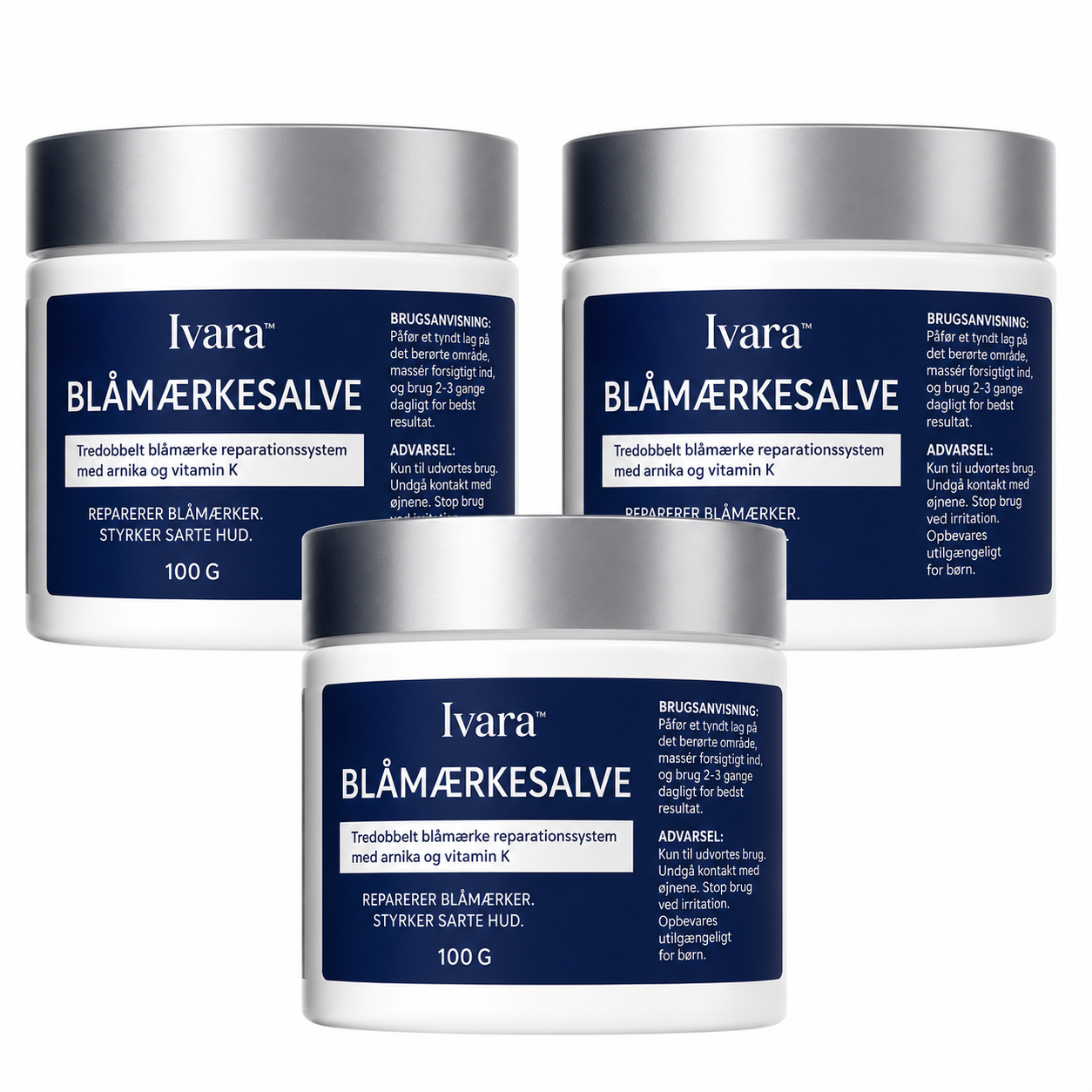 Ivara™ Creme | Mindsker blå mærker og genopbygger fastere hud på 24 timer