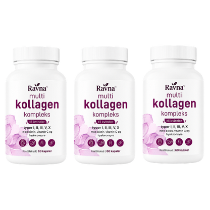 Ravna™ | Multikollagenkompleks 8:1, komplet støtte under Ozempic