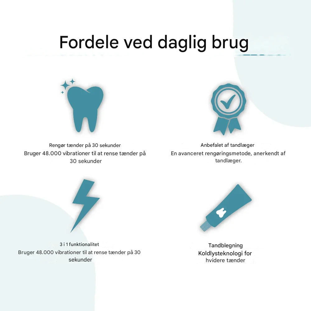 NovaSmile™ SmartBrush – Automatisk tandbørste til tandblegning